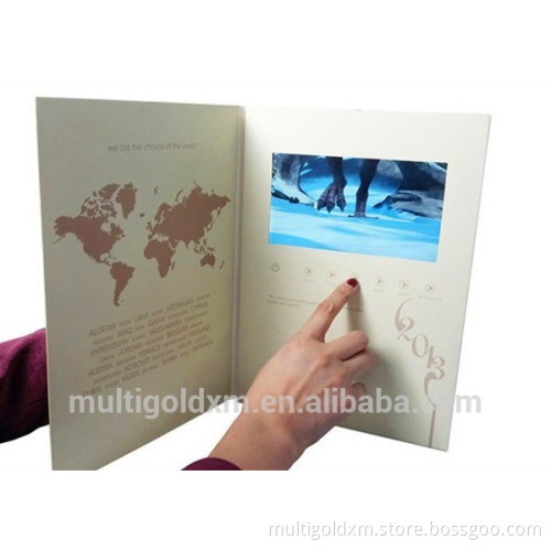Good Quality 1.8"/2.4"/2.8"/3.5"/3.8"/4.3"/5"/7"/9"/10" Video Brochure, Video Greeting Card, Video Card